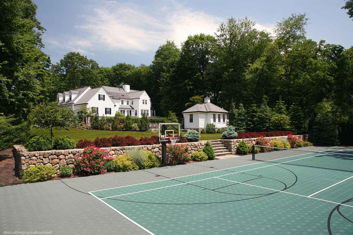 麦克道尔公司设计的网球场
